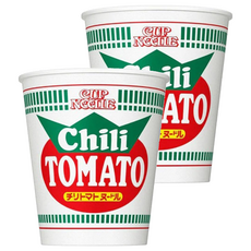 NISSIN 日清 CUP NOODLE 合味道 辣蕃茄泡麵 76g, 2入