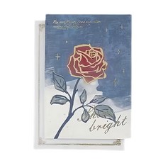 德德小品集 萬用卡-夜嗅薔薇, 精緻設計適用於各種祝福場合, 1入