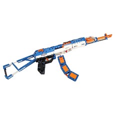 CaDA 咔搭 AK-47 積木突擊步槍, 1盒, 藍白色