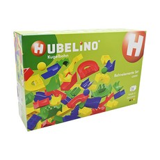 HUBELiNO 軌道式積木零件組, 德國製造 原裝進口, 128pcs, 108%與它牌積木兼容, 1盒