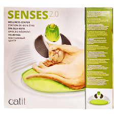 catit 嘿卡堤 多感互動系列 貓用軟墊, 白色 + 綠色, 1組