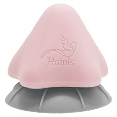 Haipis 吸附式按摩球 尖頭, 矽膠材質, 粉色, 1個