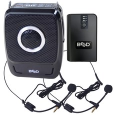 BSD 碧盛德 背掛式多功能有線無線擴音機, 黑色, BA-9703(B)腰掛發射器