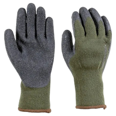 CAPTAIN STAG 鹿牌 戶外工作手套 橄欖綠 L, 手掌部分防滑加工處理, 1個