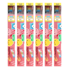 GC 而至 兒童牙刷 Mini 潔牙指導專用, 0-6歲適用, 1入, 6支