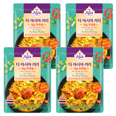 T Asia KITCHEN 即食泰式蟹肉咖哩, 170g, 4包