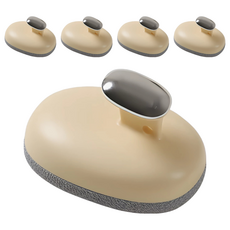 蕉蕉購物 去角質搓泥洗澡刷, 米色, 5個, 深層清潔毛孔，讓肌膚恢復光滑細緻, 1入