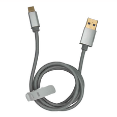 PX 大通 USB 3.1 GEN1 C-A 超高速充電傳輸線 大電流5V/3A充電 支持9V/12V/15V快速充電 1M, 灰色, 1條