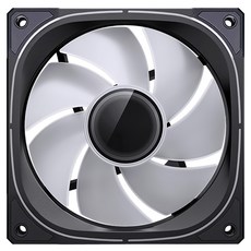 jONSBO 喬思伯 正向全幅式無限鏡 幻彩版 機殼風扇, FR505, 黑色, 1個