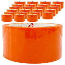 3K牌 彩色封箱膠帶 橘色 48mm*50y*0.043 OPP材質, 24捲