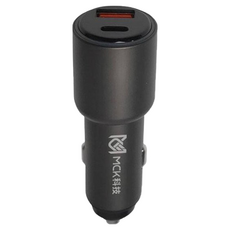 科技 雙孔1A1C車用充電器 38W 槍色, MCK-Q238