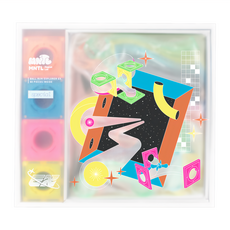 MNTL 球道探險家EX 磁力片積木 螢光洞洞片 + 螢光球管, 1組