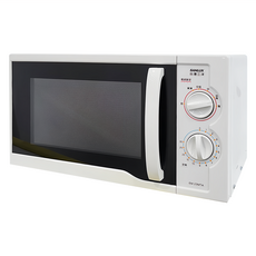 SANLUX 台灣三洋 機械式微波爐 EM-23MTA，23L 容量，五段火力，30分鐘定時，解凍功能