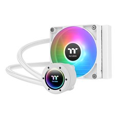 thermaltake 曜越 TH120 V2 ARGB Sync 主板連動 散熱器，搭配CT120 ARGB風扇，提升散熱效果，高效能銅底板，加速導熱速度, CL-W363-PL12SW-A, 白色, 1個