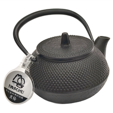 IWACHU 岩鑄 3型急須, 無塗層茶壺, Black, 320ml, 1個