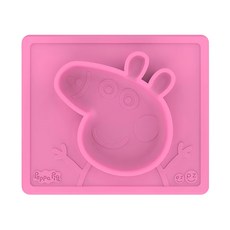 ezpz Peppa Pig聯名餐盤, 佩佩豬, 1個