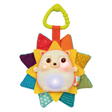 B.toys 科育感統玩具, 刺蝟閃閃 聲光玩偶, 1個