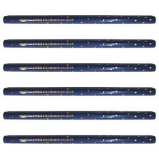 AMORTALS 爾木萄 流雲極細眼線膠筆 1.5mm 絲滑順暢 防水耐汗 持久不暈妝, 01銀河黑, 6支