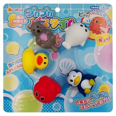 西松屋 Smart Angel 沐浴玩具 水中朋友套裝，適合1.5歲以上幼兒, 1組, Multiple colors