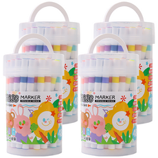 TEMPO 節奏牌 雙頭壓克力丙烯彩繪筆, 4桶, 48色