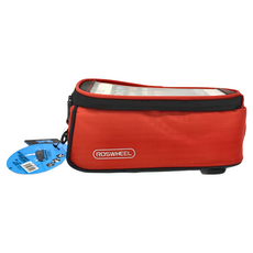 PUSH! 自行車前置物手機袋 加大碼款 A07 5.5吋手機適用, 紅色, 1個