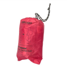 CAMPLEADER 三合一雨衣, 210T滌綸防水, PU3000N, 230 x 140cm, 深紅色, 1件