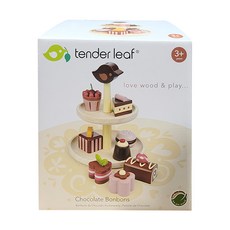 tender leaf 雙層法式點心架 玩具組, 1盒, 雙層法式點心
