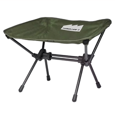 FARMERCAMP 折疊馬扎, 輕量高承重140kg, 7075鋁合金支架快速定位組裝, 軍綠色, 1個