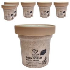 MY SCHEMING 我的心機 白茶雪松亮白身體去角質, 6罐, 400g