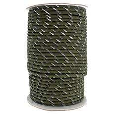 Forest Outdoor 群森戶外 反光5mm營繩, 黑點軍綠色