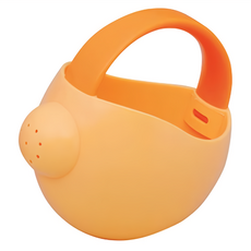 Toyroyal 樂雅 flex系列澆水器, 夏日沙灘嚴選 軟質材質 不易損壞, 香橙橘, 1個