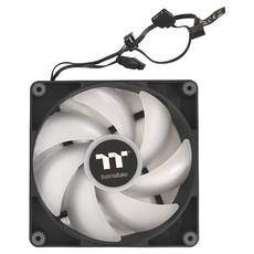 thermaltake 曜越 CT140 ARGB 散熱風扇 2件組 140 x 140 x 25 mm 5V ARGB接頭, CL-F150-PL14SW-A, 黑色, 1組