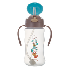 vivibaby 彈跳吸管杯, 貓頭鷹, 330ml, 1個