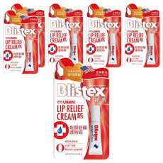 Blistex 碧唇 乾裂舒緩潤唇膏, 單色, 6g, 6件