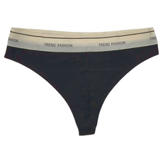 瑜珈丁字褲, 性感舒適高彈, L, 黑色