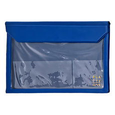 KING JIM 多用途收納袋(A5) 海軍藍 PVC材質, 1個