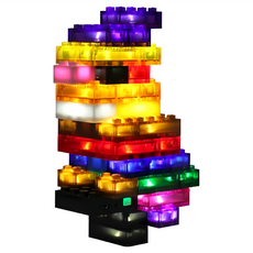 美國 LIGHT STAX 小顆粒系列 歡樂桶 聲控版, 彩色, 1組