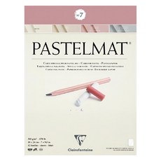 CF PASTELMAT PAD N°7粉彩砂卡紙本 上方封膠 CF-96054 360g 12張, 40 x 30cm, 1包