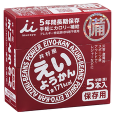 imuraya 井村屋 防災用 紅豆羊羹, 5年長期保存, 300g, 1盒