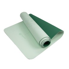 Tumaz 月熊 TPE正位線瑜珈墊, 鼠尾草綠, 1個