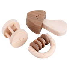 IKONIH 愛可妮 搖鈴3件組, 1組, 木