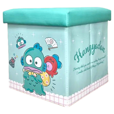 U-House 樺新 Sanrio 三麗鷗 人魚漢頓摺疊凳收納箱 30 x 30 x 30cm, 午後茶點 綠色, 1個