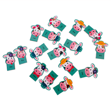 BS Toys 猜猜哞哞在哪裡? 1組 混合顏色 兒童益智玩具