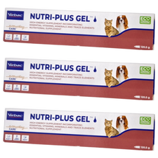 Virbac 維克 Nutri-Plus Gel 克補軟膏 120.5g 貓狗適用, 高能量補給品, 3條