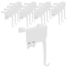 貓咪門後掛勾, 免釘免黏, 造型可愛, 倒立貓D, 16個