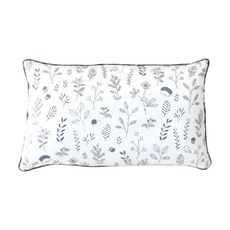 ahtty blanc 棉質防蟎兒童枕頭 白底植物款 可機洗, 30 x 50cm