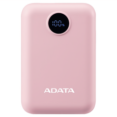 ADATA 威剛 C100 Digital 行動電源 10000mAh, 粉紅色, PC10022-12PK