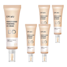 DR.WU 達爾膚 台灣公司貨 超完美保濕DD霜 SPF28 PA++, 明亮色, 40ml, 5條
