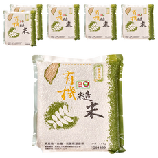 富里鄉農會 富麗有機糙米 花蓮富里鄉產, 1.8kg, 6包