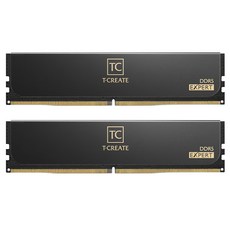 十銓 TEAMGROUP T-CREATE EXPERT 引領者 黑色 24GB 2入 DDR5-7200 CL34 電腦記憶體, 1組